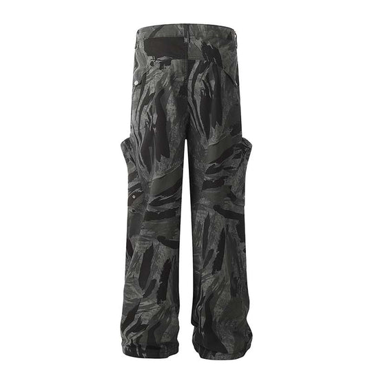 Graffiti Camo Straight Jeans — Women&