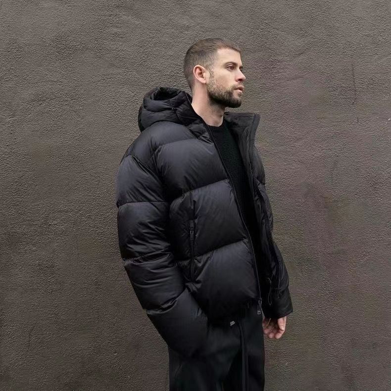 Duck Down Winter Bomber Puffy-Coat Men's Women's