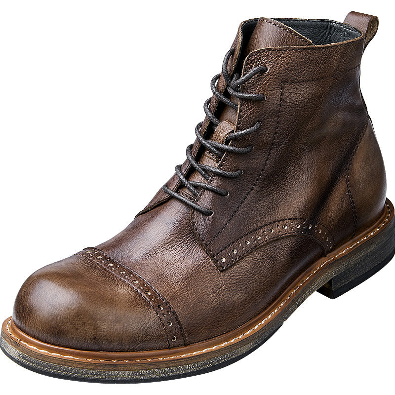 ShopBAM — Vegetable Tanned Cowhide Martin High-Top Boots