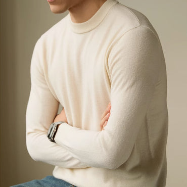 ShopBAM — Knitted Slim-Fit Wool Sweater — Men&