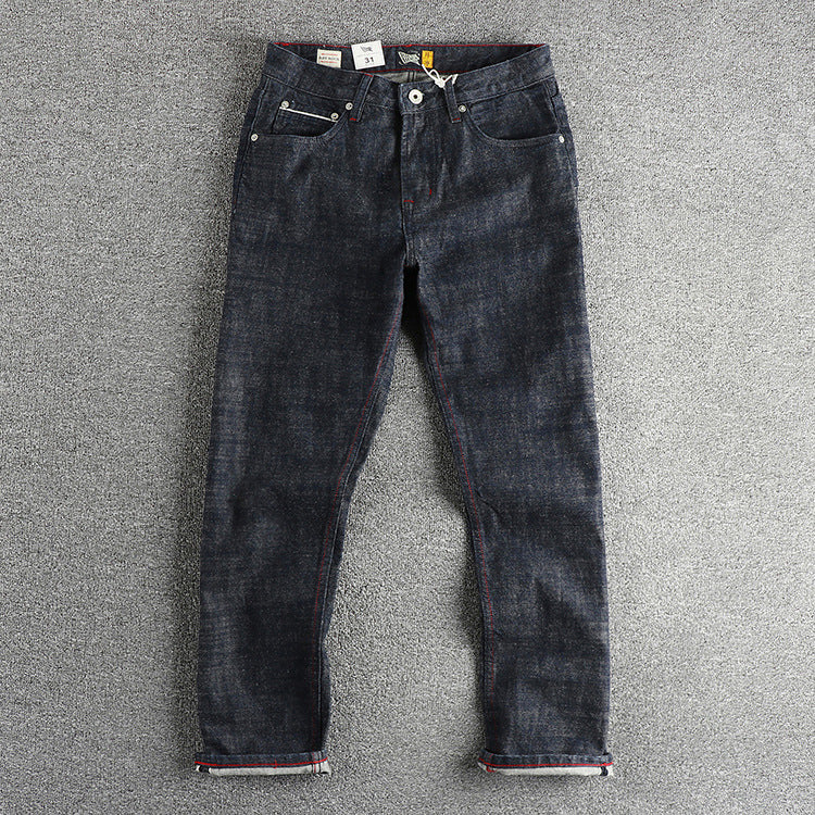 ShopBAM — Heavy 14oz Bamboo High-Cotton American Retro Denim — Classic Blue
