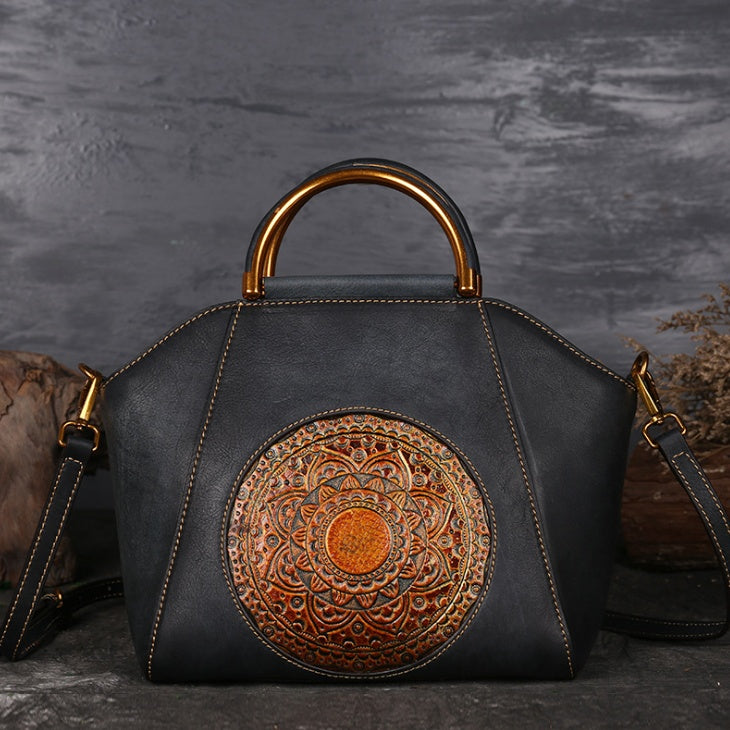 Totem Embossed Handbag — Women&