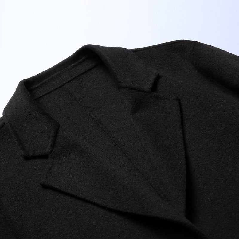 Long Wool Windbreaker — Men&