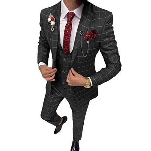ShopBAM — Lattice Three-Piece Suit — Men&