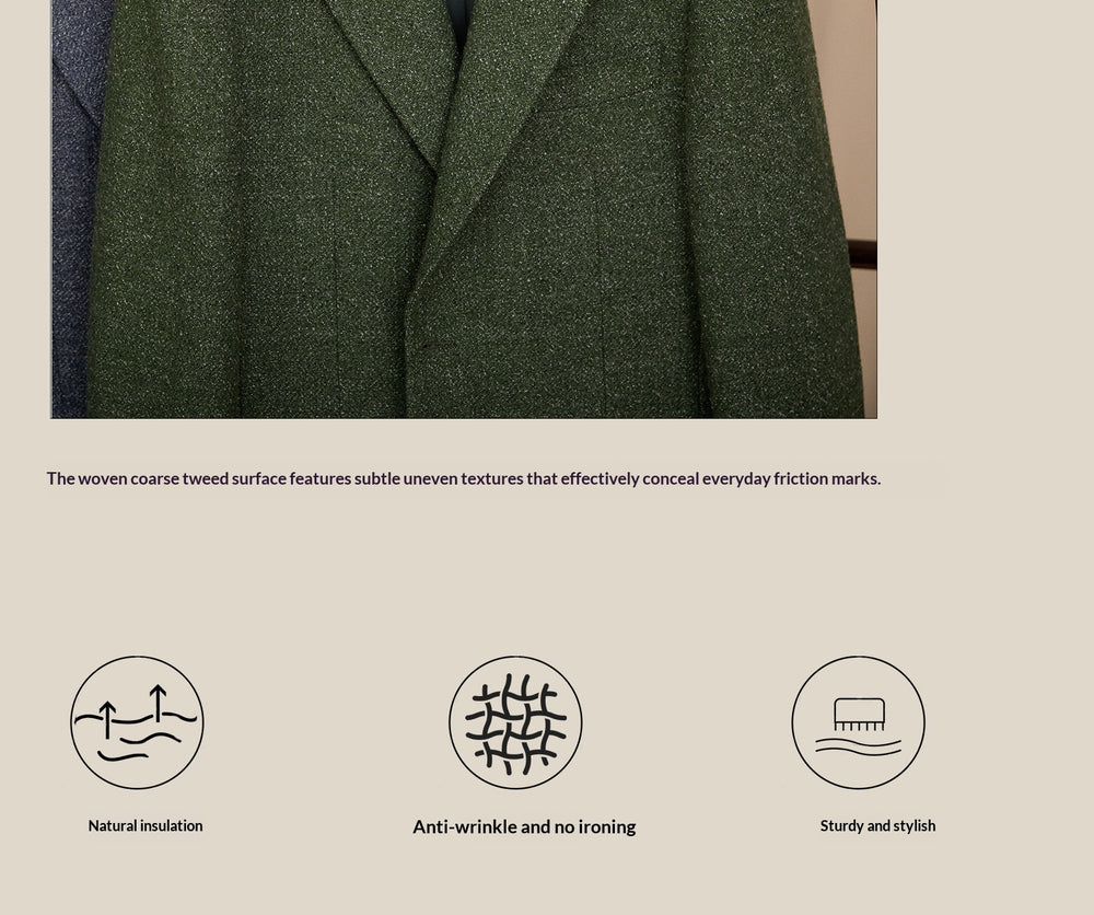 Heavyweight Wool Blazer — Men's