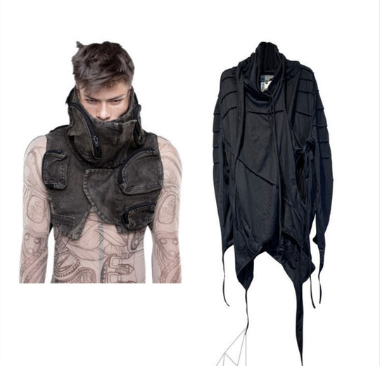 Asymmetrical Pocket Tooling Vest — Men&