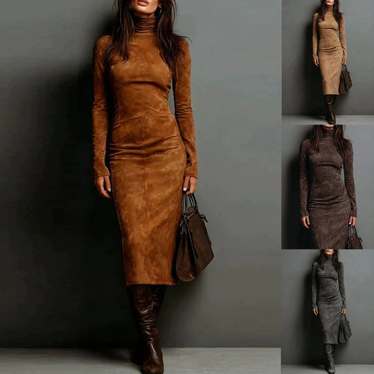 ShopBAM — Turtleneck Bodycon Pencil Dress — Women&
