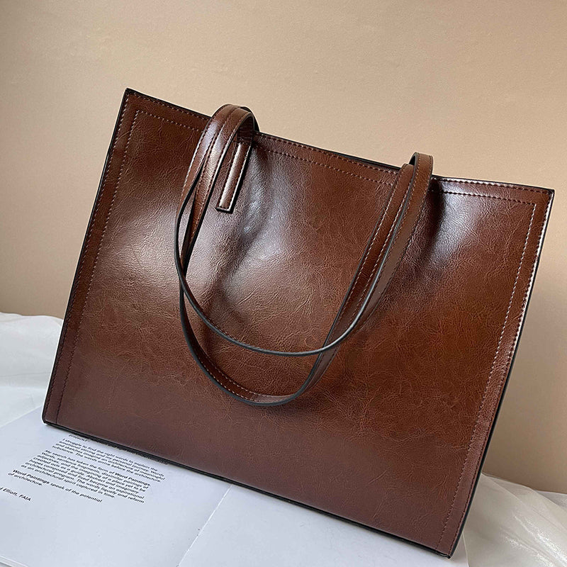 ShopBAM — Commuter Leather Tote — Women's