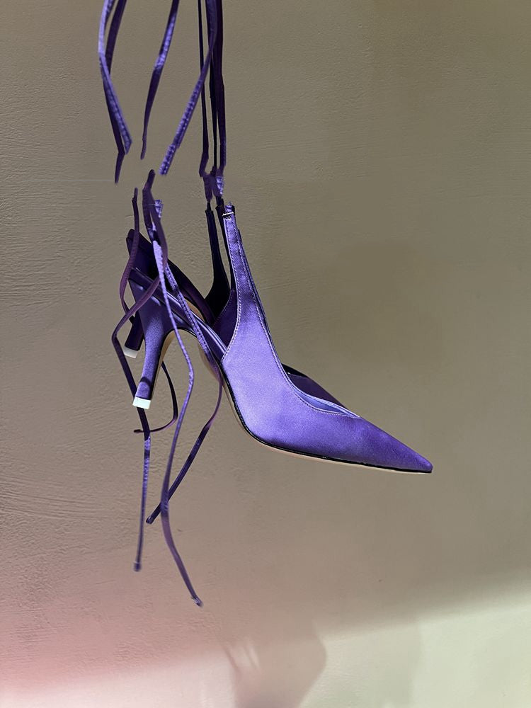 Pointed Ankle Strap High Heel Sandals — Women&