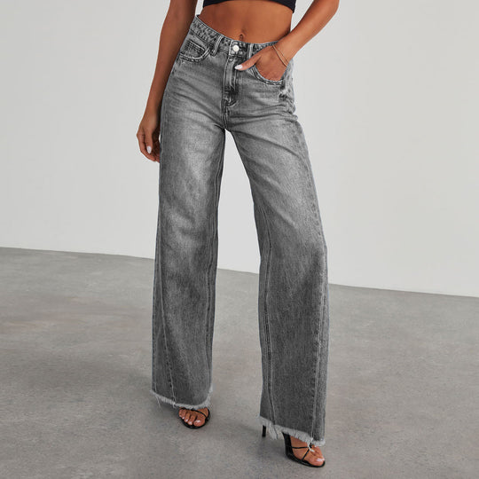 High-Waist Wide-Leg Jeans — Women&
