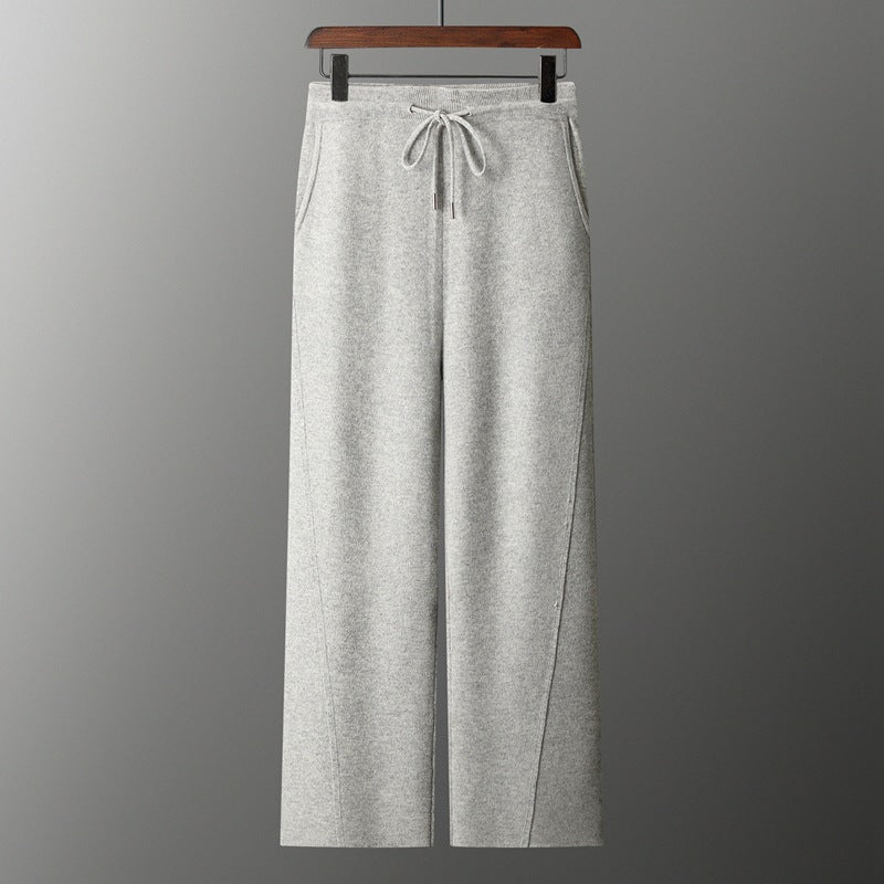 Double-Faced Wool Knit Zip Sweater — Men&