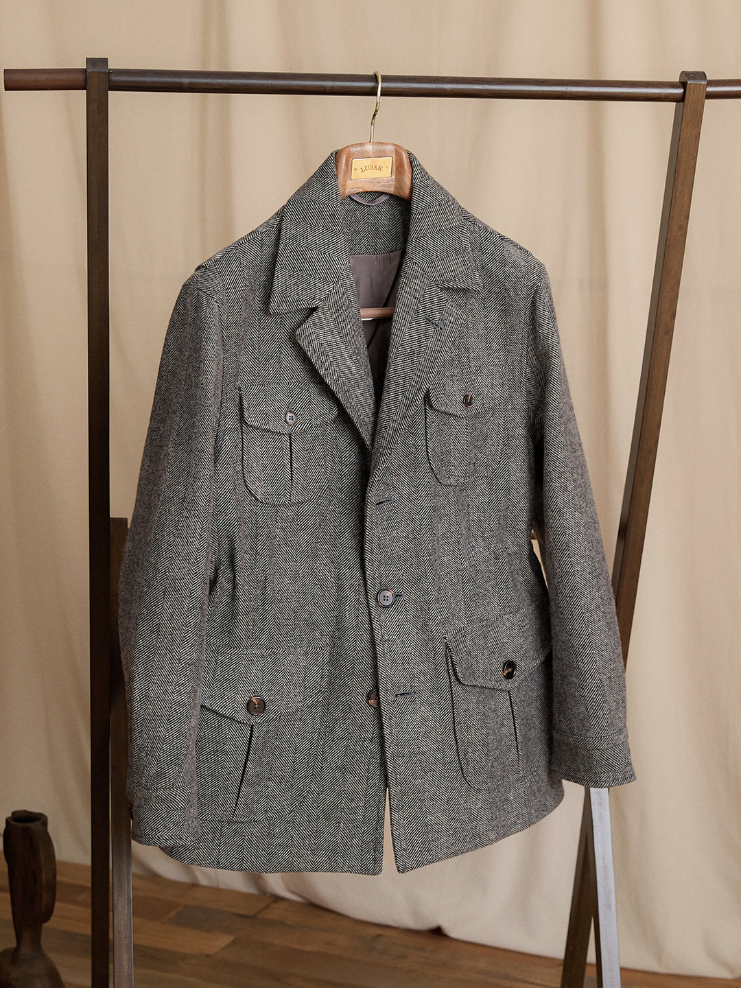 Wool Suit Collar Business Jacket — Men&