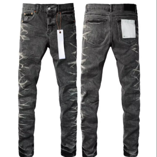 American Retro Hip-Hop Denim — Solid Navy