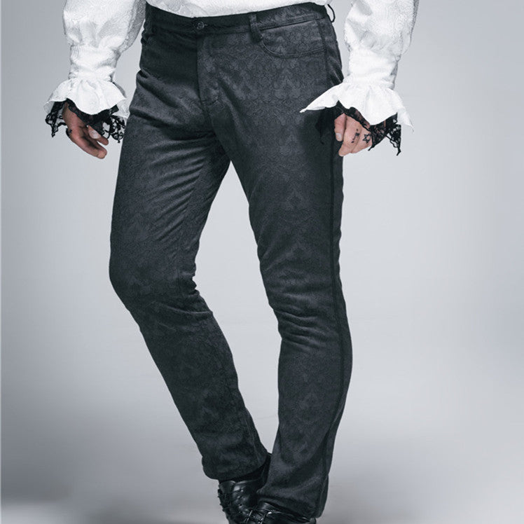 ShopBAM — Gothic Straight-Waist Casual Denim — Grey
