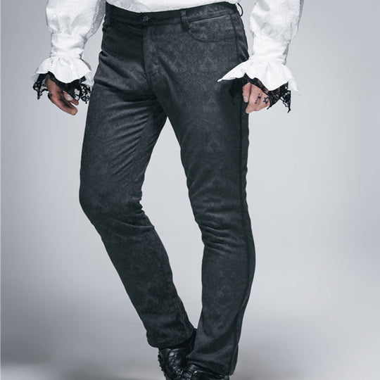 ShopBAM — Gothic Straight-Waist Casual Denim — Grey