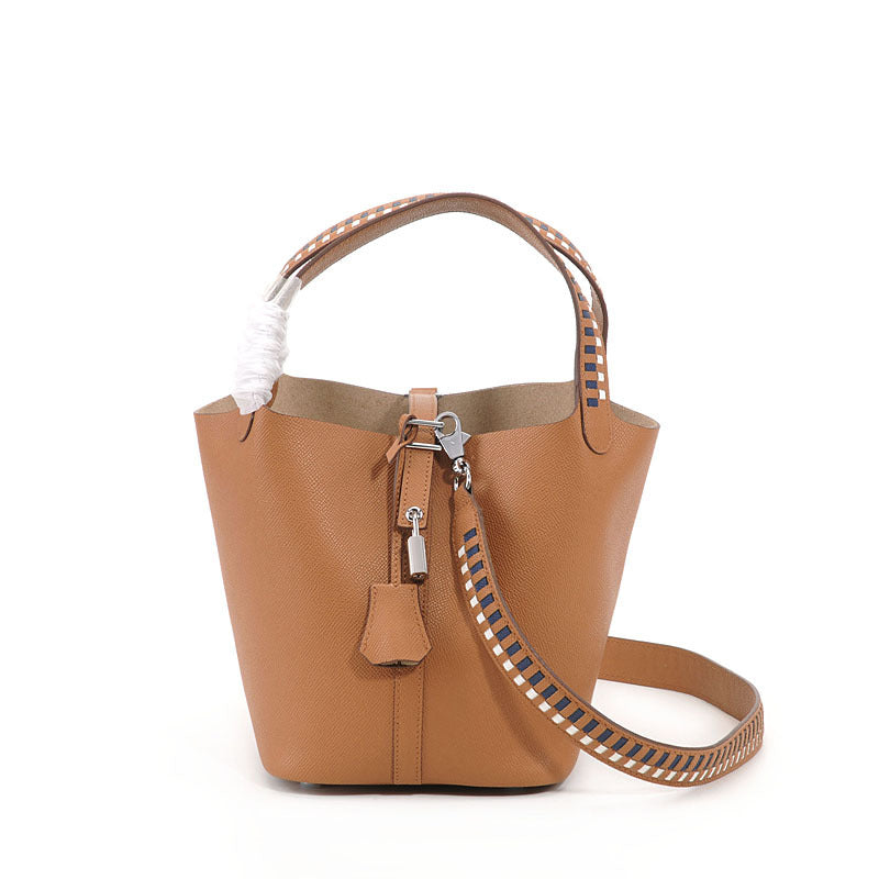 Leather Bucket Bag — Women&