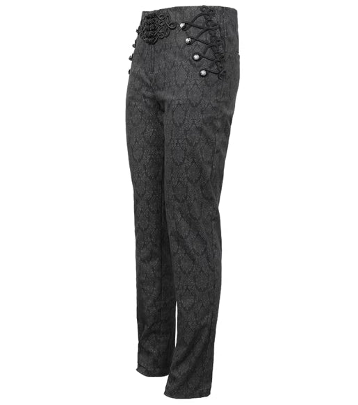 Embroidered Chinese Knot Pants — Men&