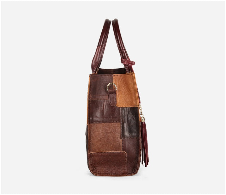 Geometric Pattern Messenger Bag