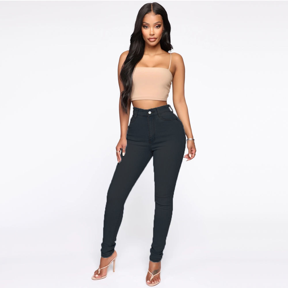 Slimming High-Waist Jeans — Women's