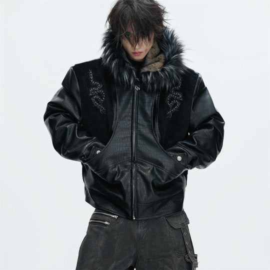 ShopBAM — Fleece-Lined Thick Cotton Padded Jacket — Men&