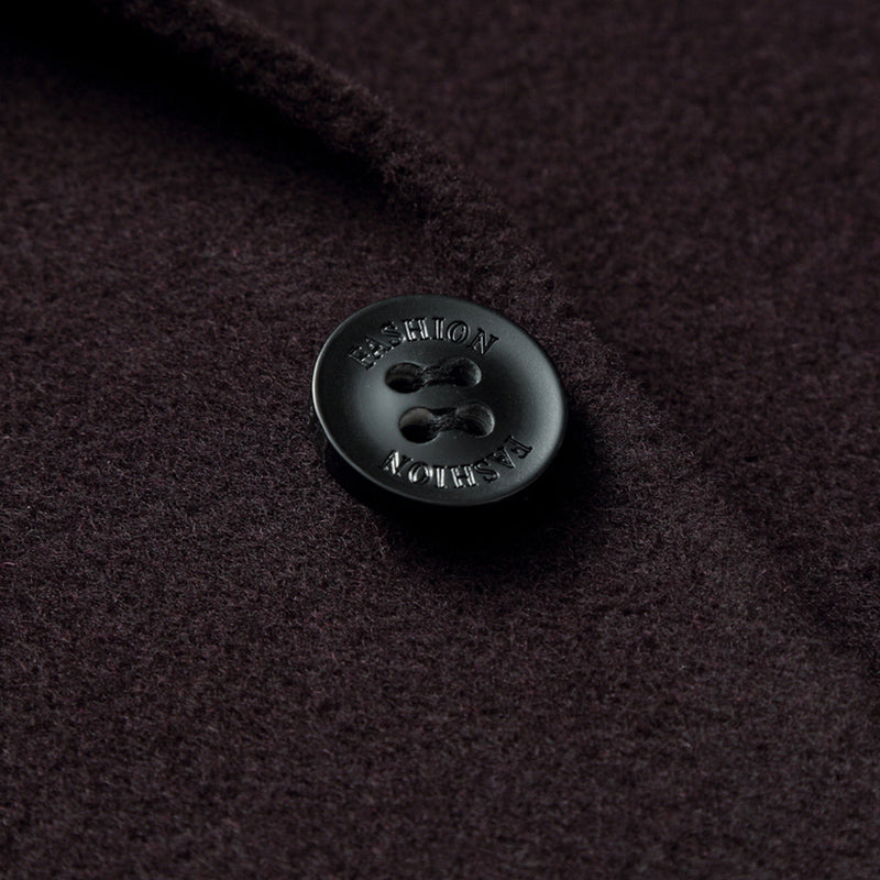 Long Wool Windbreaker — Men&