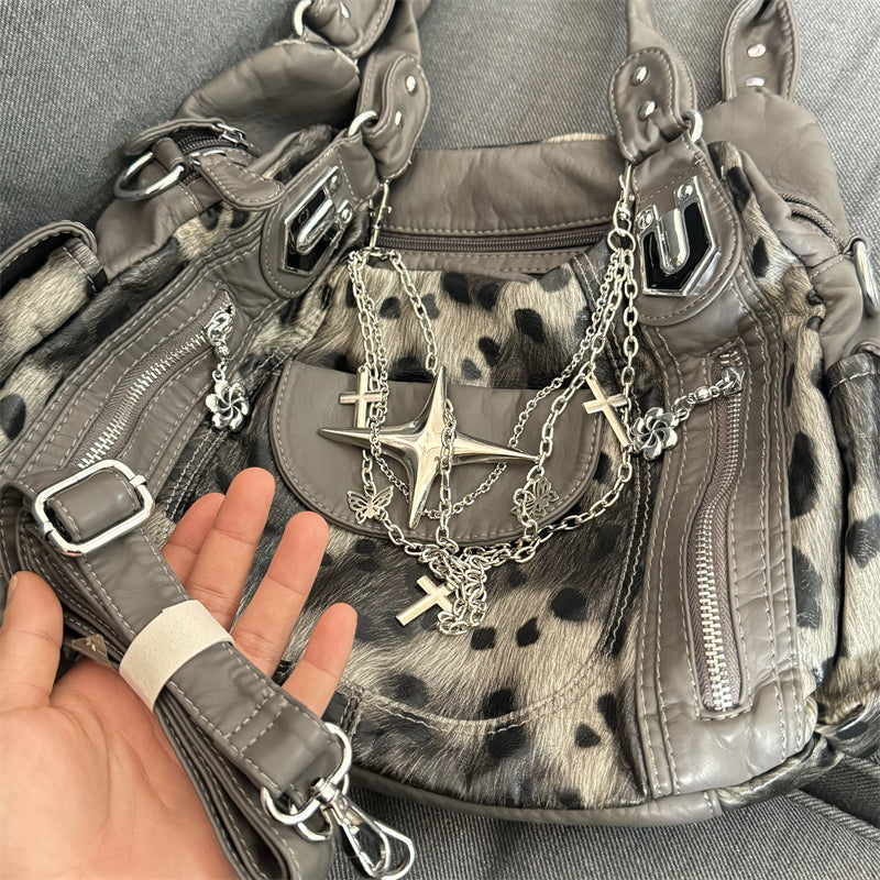 Leopard Print Tote — Women's