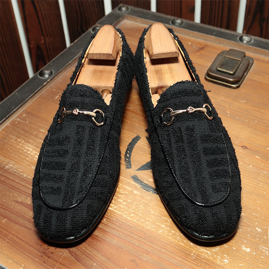 Green Loafer Slip-On Shoes — Men&