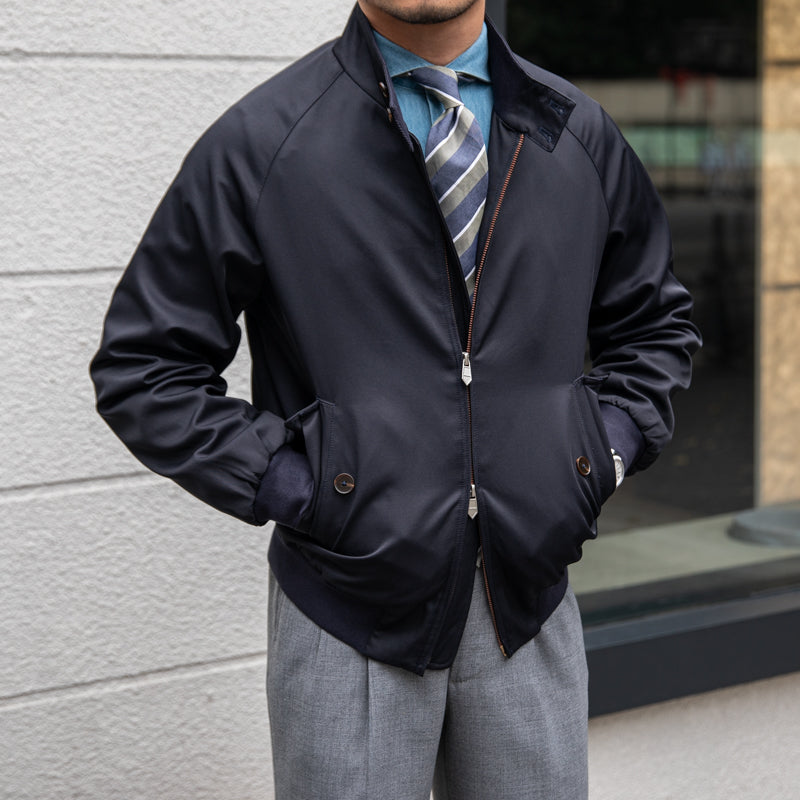 Vintage Stand-Up Collar Jacket — Men&