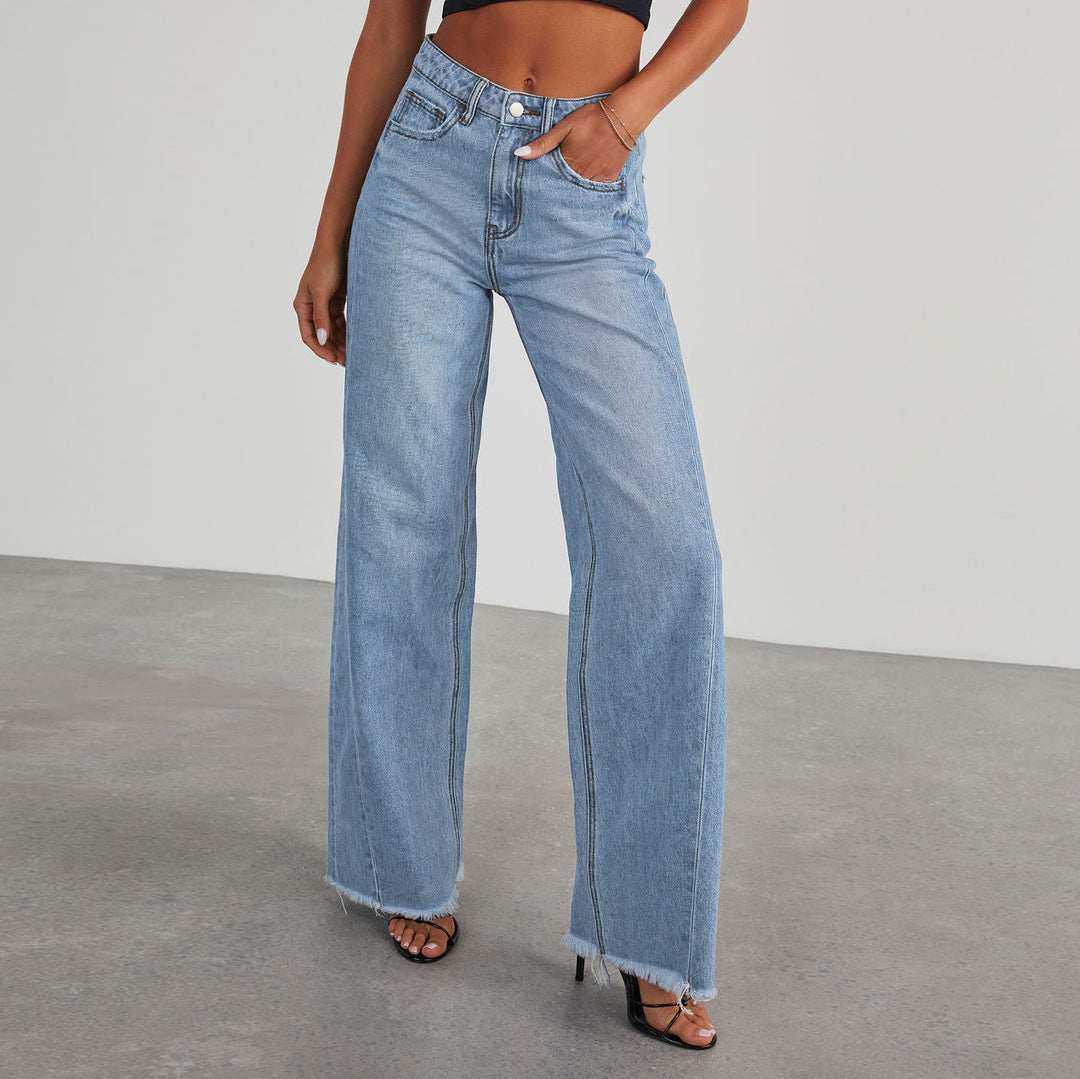 High-Waist Wide-Leg Jeans — Women&