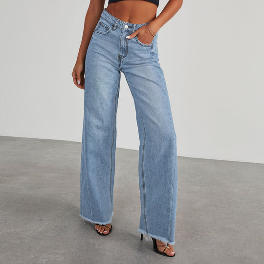 High-Waist Wide-Leg Jeans — Women&