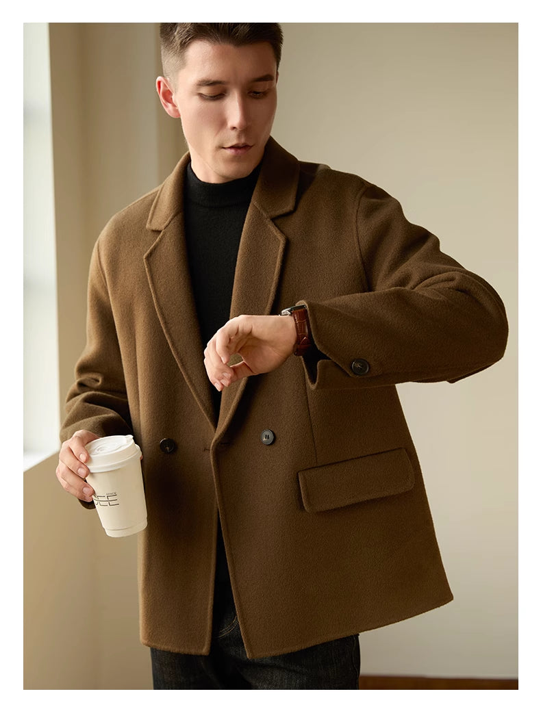 Double-Sided Wool Coat — Men&