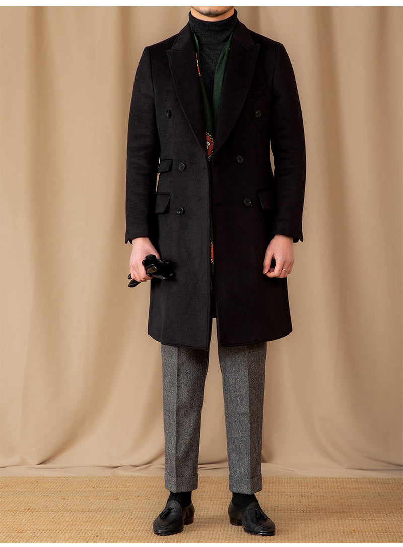 50% Wool Thermal Mid-Length Jacket — Men&