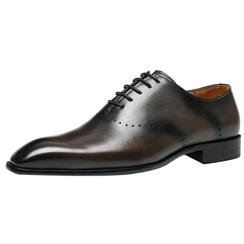 Oxford Retro British Leather Shoes — Men&