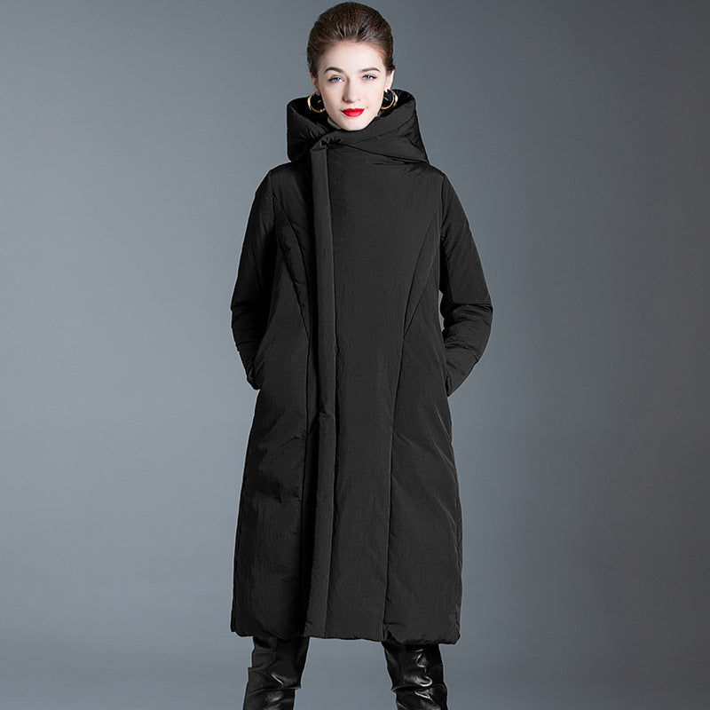 ShopBAM — Slim Straight Winter Coat — Black