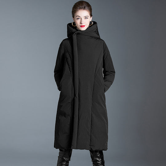 ShopBAM — Slim Straight Winter Coat — Black