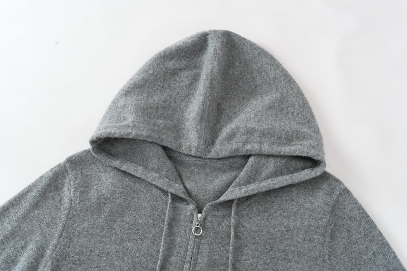 Hooded Cashmere Sweater — Women&