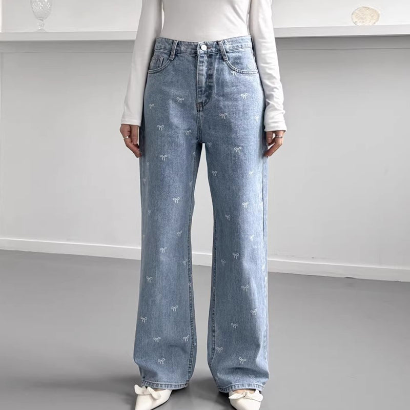 ShopBAM — All-Matching Wide-Leg Straight Jeans — Women's