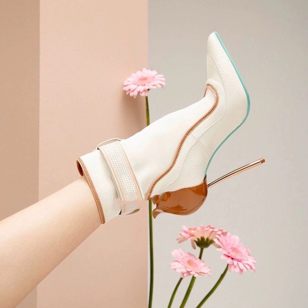 Pointed Toe Stiletto Ankle Boots — Women&