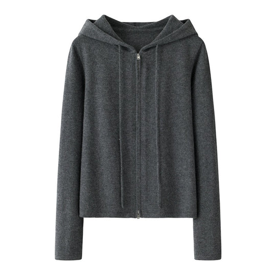 Hooded Cashmere Sweater — Women&