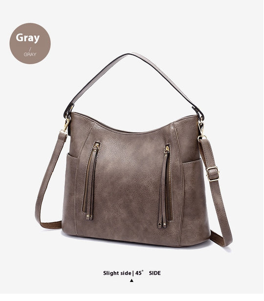 Vintage Leather Hobo Bag — Women&