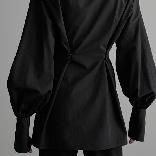 Loose Zip-Front Long Sleeve Shirt — Women&