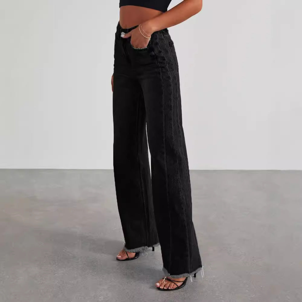 High-Waist Wide-Leg Jeans — Women&