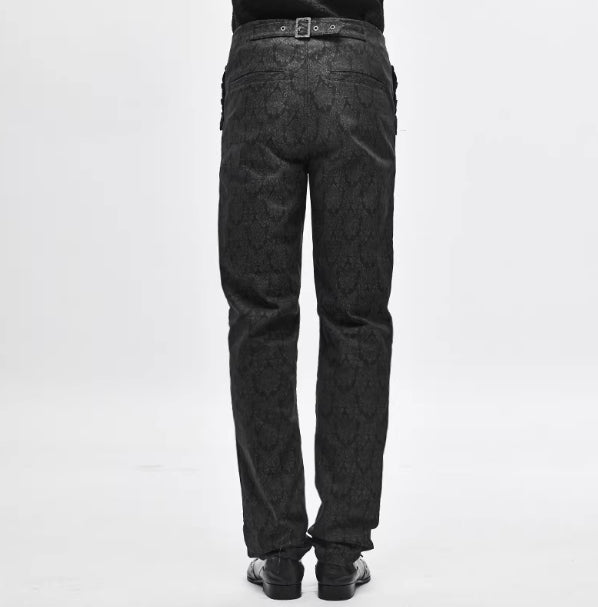 Embroidered Chinese Knot Pants — Men&