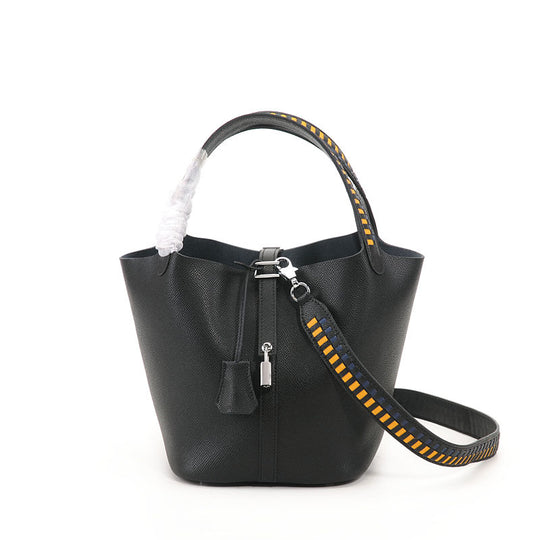 Leather Bucket Bag — Women&