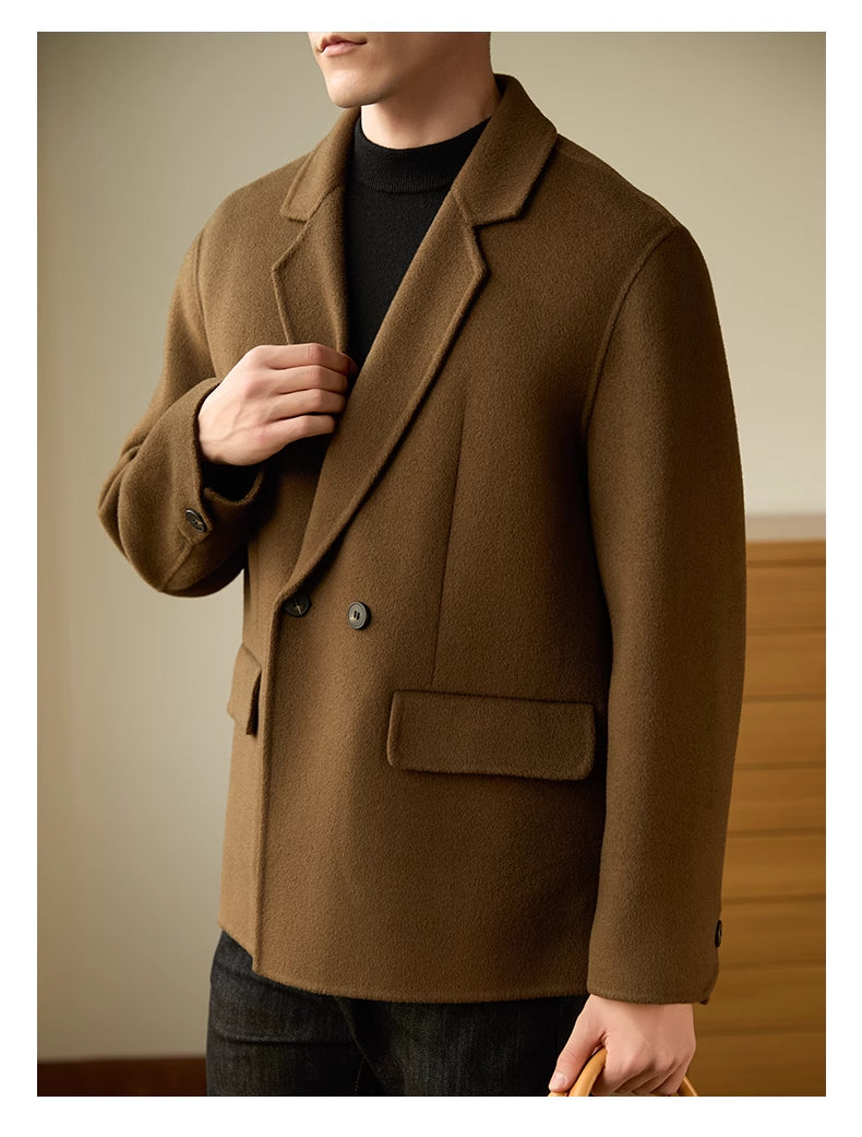 Double-Sided Wool Coat — Men&