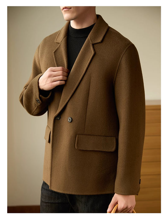 Double-Sided Wool Coat — Men&