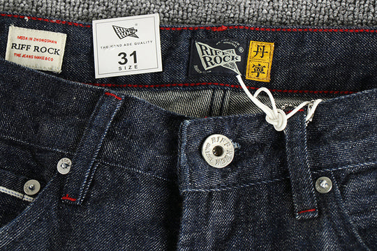 Heavy 14oz Bamboo High-Cotton American Retro Denim — Classic Blue
