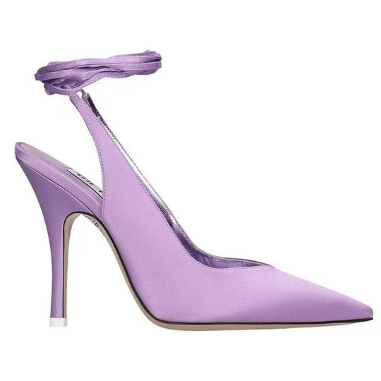 Pointed Ankle Strap High Heel Sandals — Women&
