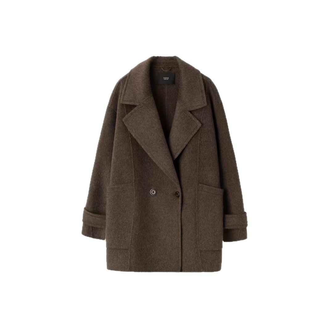Long Double-Faced Wool Coat — Old Money