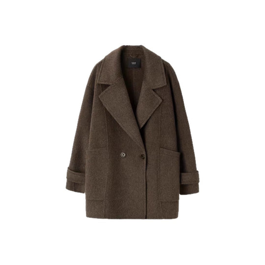 Long Double-Faced Wool Coat — Old Money